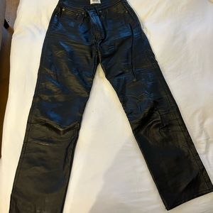 Agolde size 28 leather pants